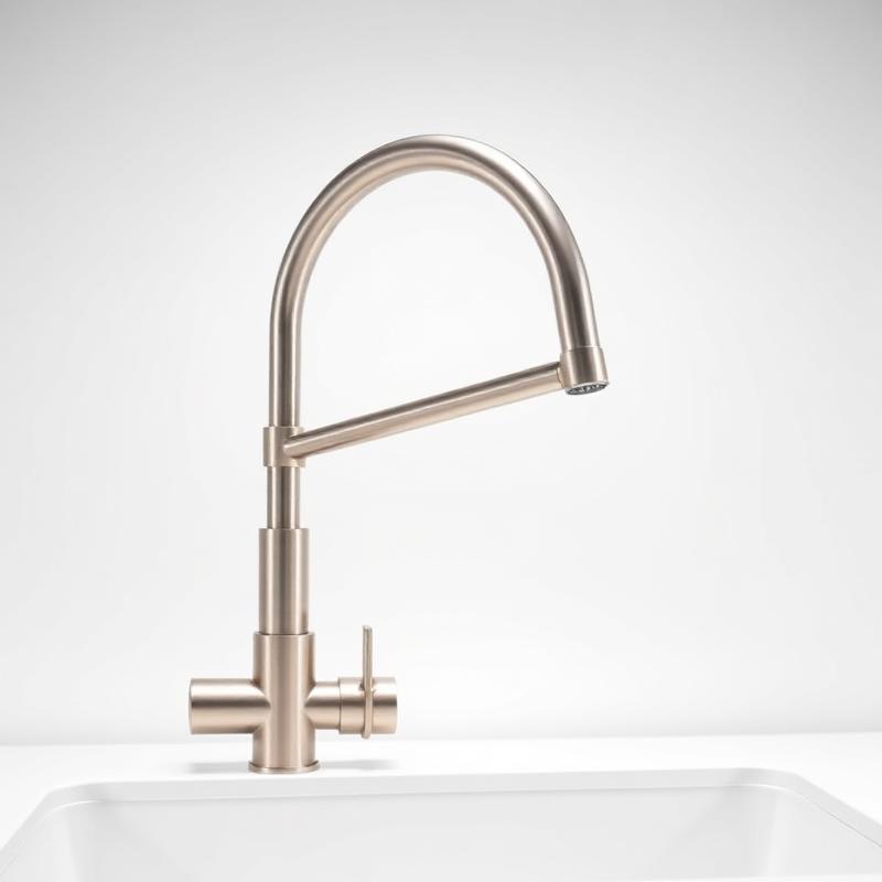 Pull-Down Kitchen Faucet — Brushed Nickel